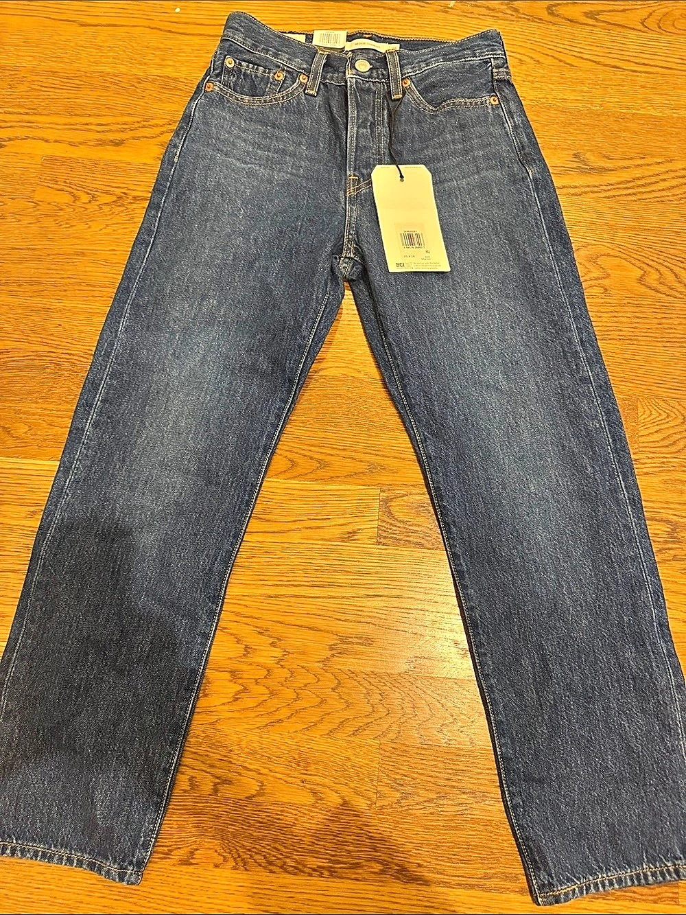 Levi's Wedge Straight Jeans Blue Waist 25 NWT